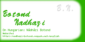 botond nadhazi business card